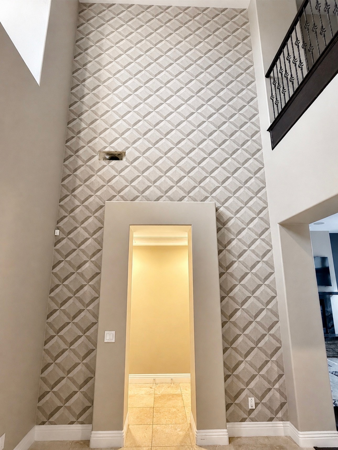 Geometric Accent Wall
